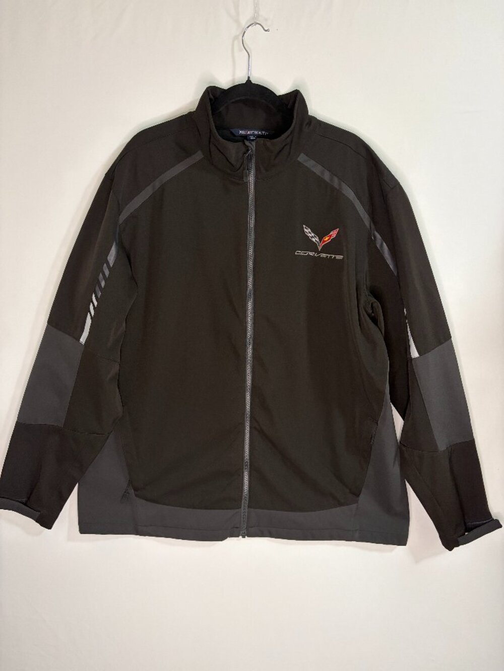Men's C7 Corvette Official Black Soft Shelled Jacket 2XL Excellent Condition